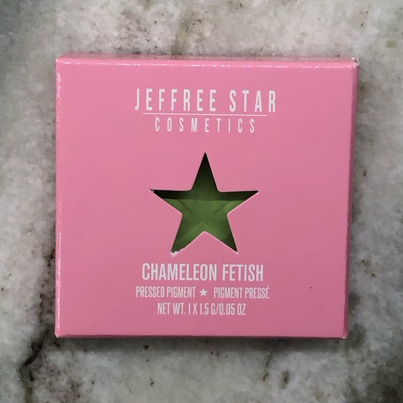 JEFFREE STAR COSMETICS CHAMELEON FETISH PRESSED PIGMENT Lime Green - Picture 2 of 6